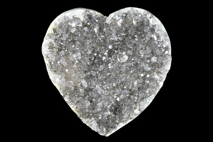 Quartz Crystal Cluster Heart - Uruguay #128704